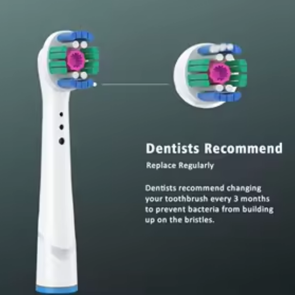 Electric Toothbrush Replacement Heads 20 Pack Compatible with Oral-B Braun Soft